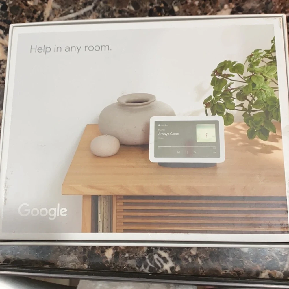 Google nest hub still in box